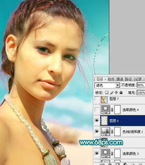 打造美女图片梦幻橙红调，PS技巧大揭秘！ 2