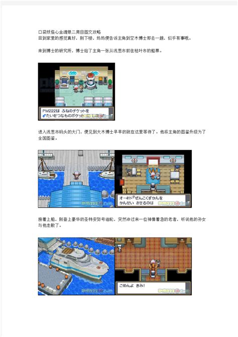 《口袋妖怪魂银》深度探索：二周目全图文精髓攻略 4