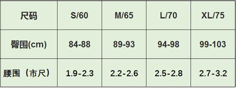 2尺2腰围适合L码还是XL码 3