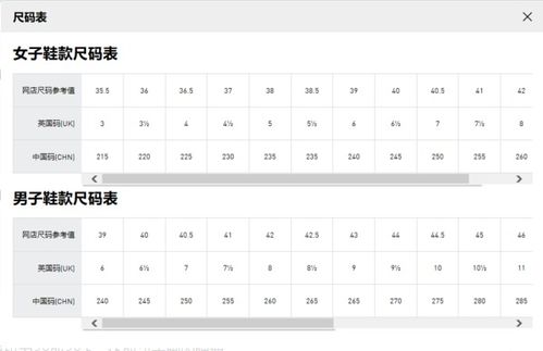 美国6.5码鞋码对应中国鞋码是多少 3