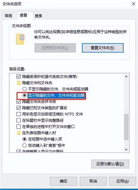 如何设置系统以显示所有隐藏文件？ 3