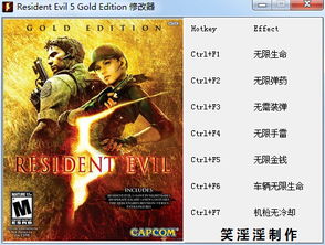 解锁无限可能：生化危机5黄金版高效修改器使用指南 4