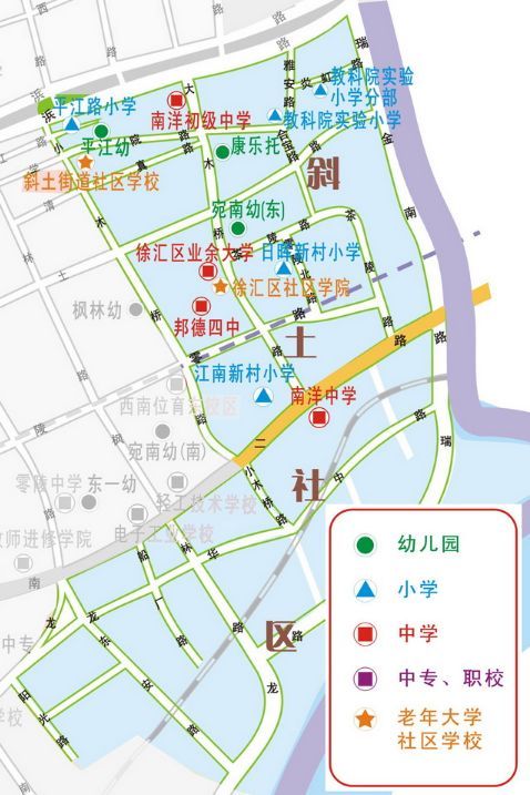 徐汇区社区居委会分布图 2