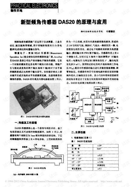 倾角传感器是如何工作的？ 2