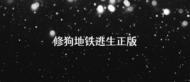 修狗地铁逃生正版