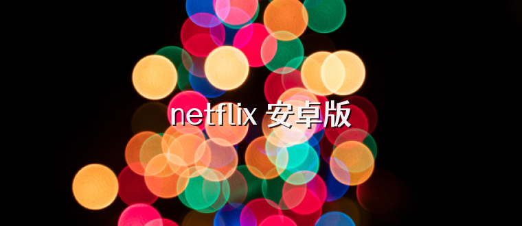 netflix 安卓版