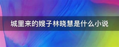 揭秘：金水林晓慧——出自哪部扣人心弦的小说？ 2