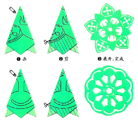 一张纸对折，剪出创意无限：简单对折剪纸图案与技巧 5