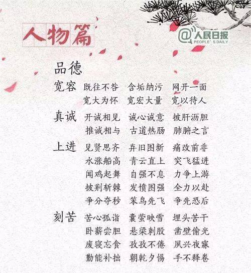 哪些成语中包含了特定词？ 4