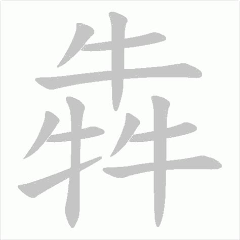 三个牛组合成何字？读音揭秘！ 5