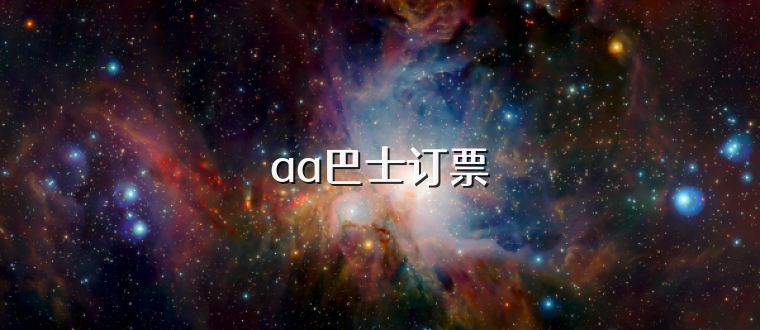aa巴士订票