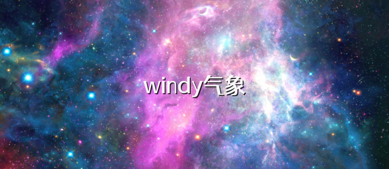 windy气象