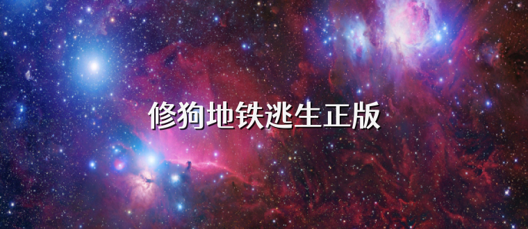修狗地铁逃生正版