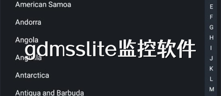 gdmsslite监控软件